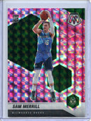 2020-21 Panini Mosaic Sam Merrill Camo Pink