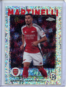 2024-25 Topps Chrome UEFA Club Comps Gabriel Martinelli Speckle