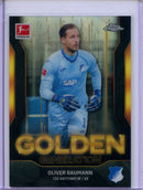 2021-22 Topps Chrome Bundesliga Soccer Oliver Baumann Golden Generation