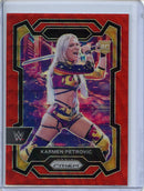 2024 Prizm WWE Karmen Petrovic Ruby Wave Prizm