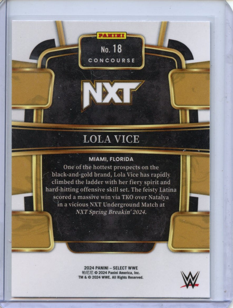 2024 Panini Select WWE Lola Vice Concourse