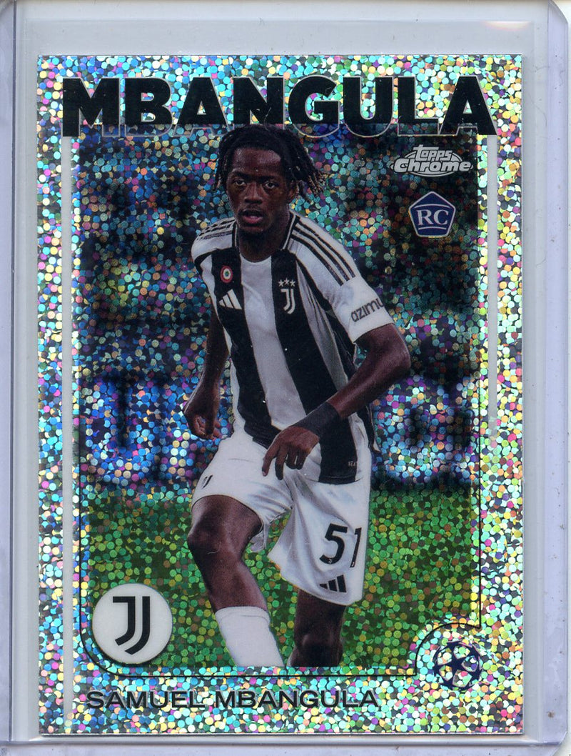 2024-25 Topps Chrome UEFA Club Comps Samuel Mbangula Speckle