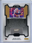 2024 Prizm WWE Karmen Petrovic Ruby Wave Prizm