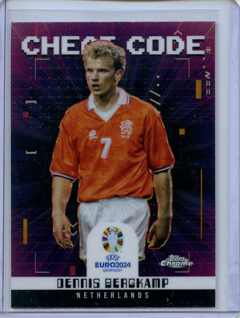 2024 Topps Chrome UEFA Euro Dennis Bergkamp Cheat Code