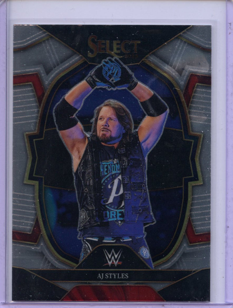 2023 Panini Select WWE Aj Styles Concourse