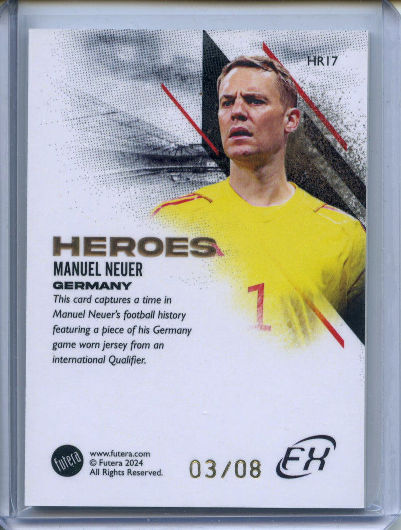 2024 Futera FX World Football Manuel Neuer Heroes 03/08