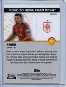2023-24 Topps Pristine Road To Euro Rodri Refractor