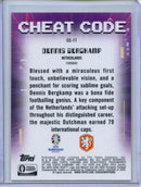 2024 Topps Chrome UEFA Euro Dennis Bergkamp Cheat Code