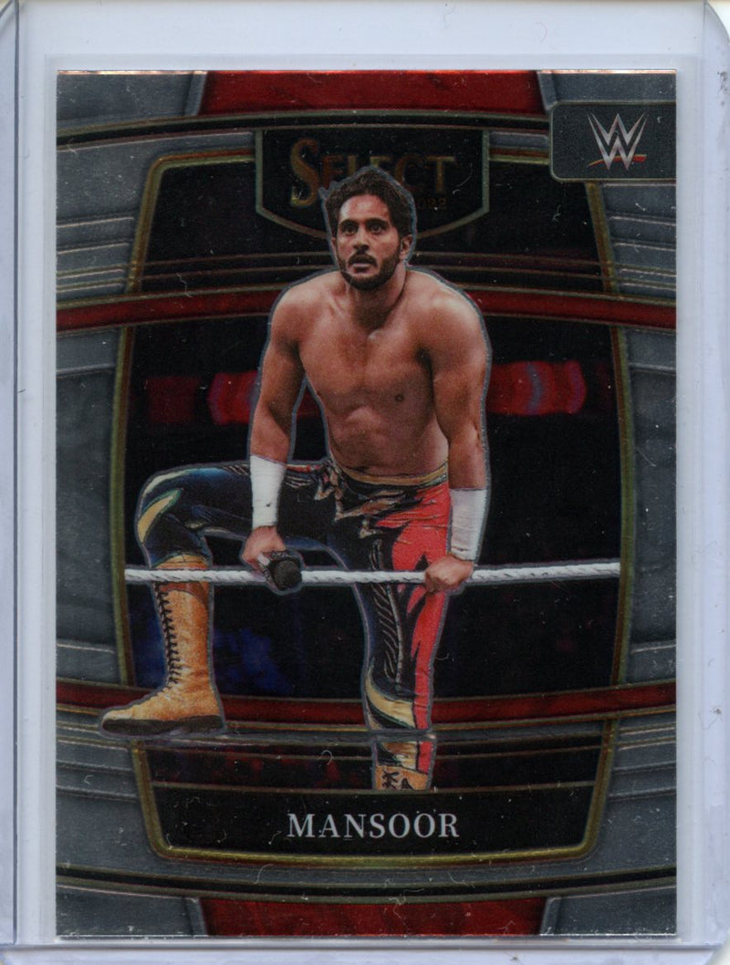 2022 Panini Select WWE Mansoor Concourse