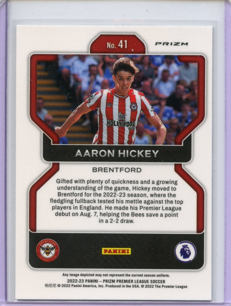 2022-23 Prizm Premier League Aaron Hickey Silver Prizm