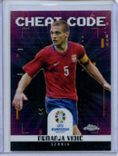 2024 Topps Chrome UEFA Euro Nemanja Vidic Cheat Code
