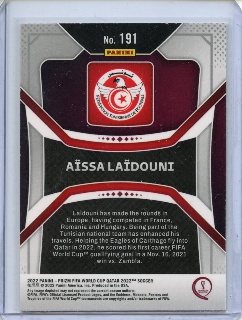 2022 Panini Prizm FIFA World Cup Qatar Saad Aissa Laidouni