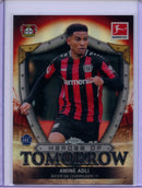 2021-22 Topps Chrome Bundesliga Soccer Amine Adli Heroes Of Tomorrow