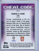 2024 Topps Chrome UEFA Euro Nemanja Vidic Cheat Code