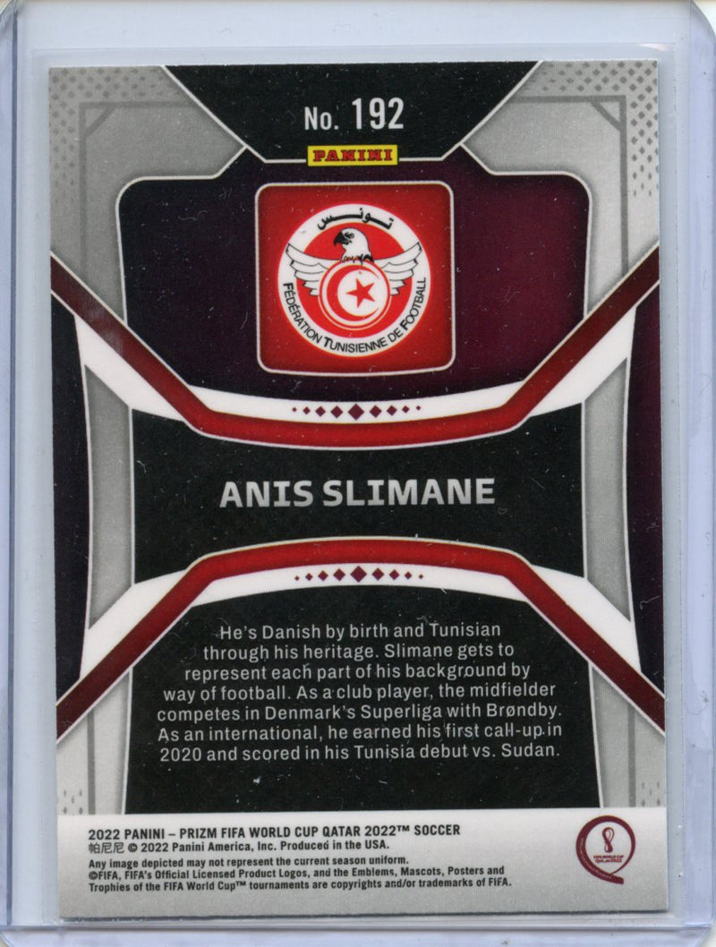 2022 Panini Prizm FIFA World Cup Qatar Saad Anis Slimane