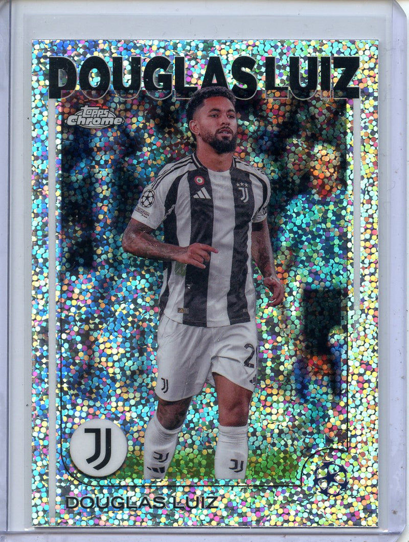 2024-25 Topps Chrome UEFA Club Comps Douglas Luiz Speckle
