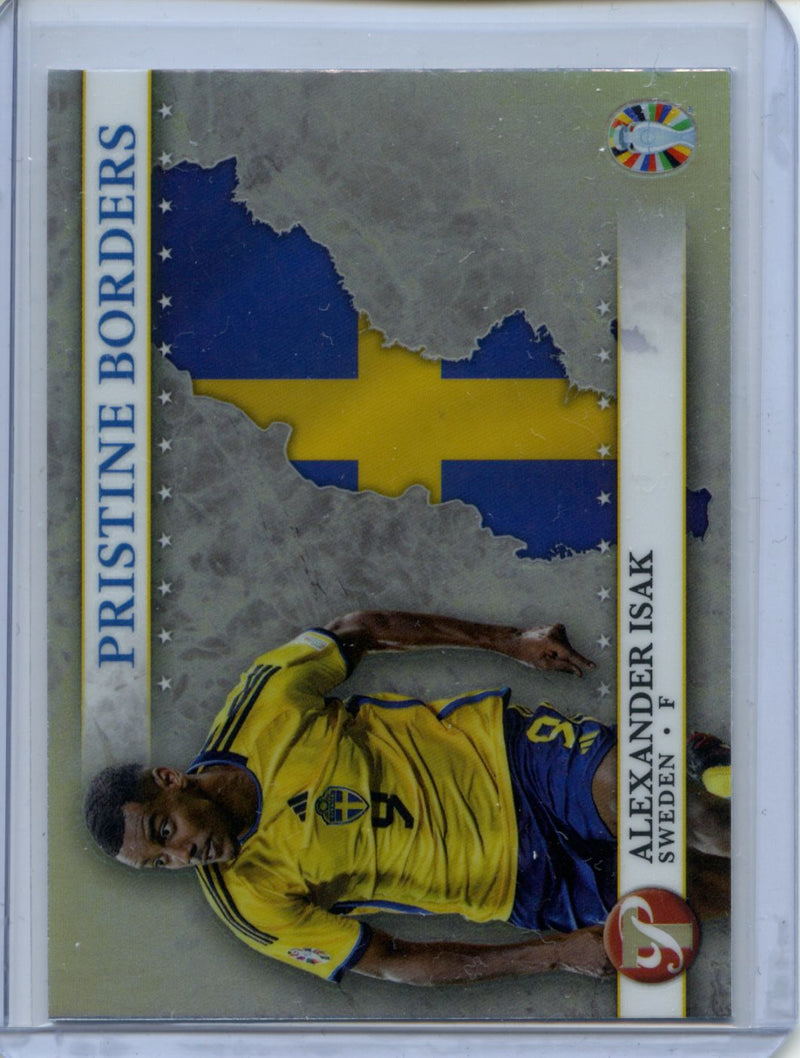 2023-24 Topps Pristine Road To Euro Alexander Isak Pristine Borders