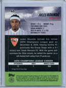 2021-22 Topps Stadium Club Chrome UEFA Champions League Jules Kounde