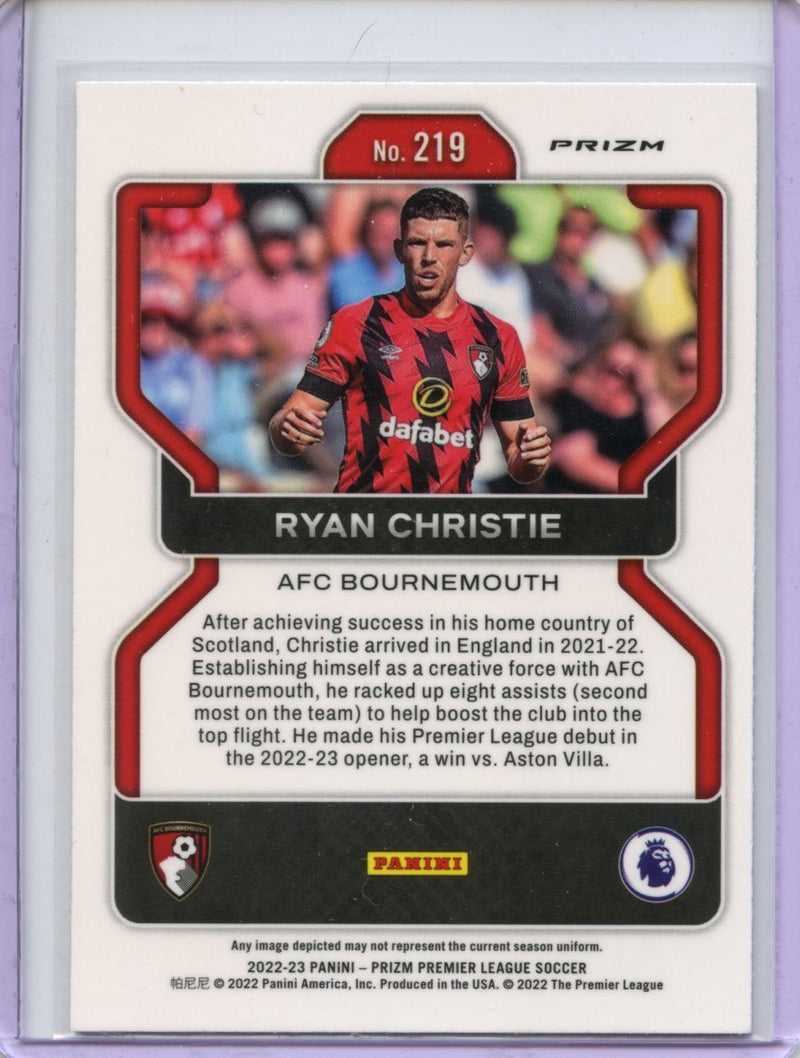 2022-23 Prizm Premier League Ryan Christie Silver Prizm