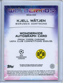 2024-25 Topps Chrome UEFA Club Comps Kjell Watjen Wonderkids Autograph Black 10/10
