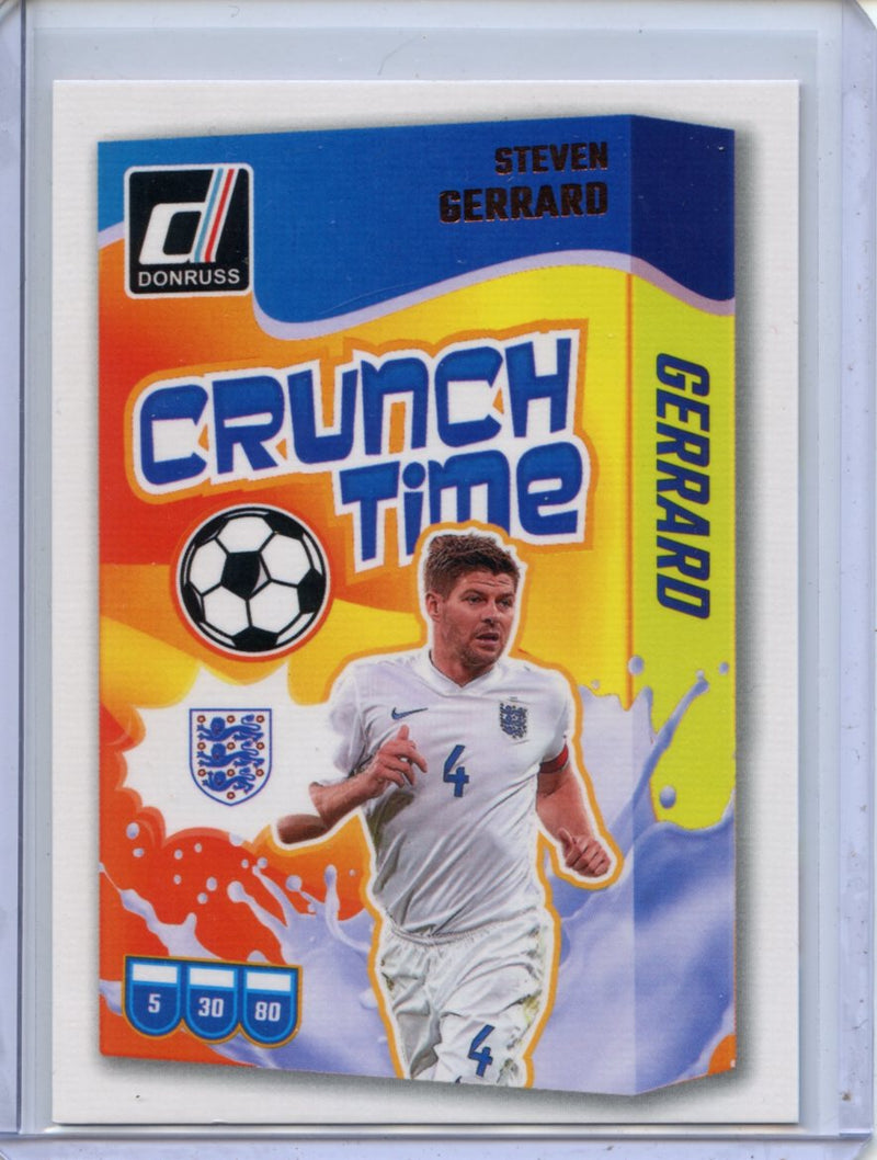 2024-25 Donruss Steven Gerrard Crunch Time
