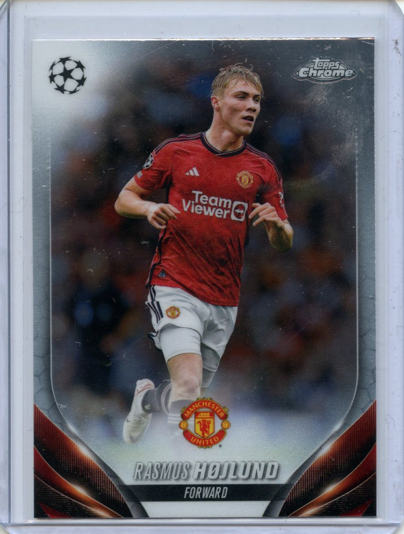 2023-24 Topps Chrome UEFA Rasmus Hojlund