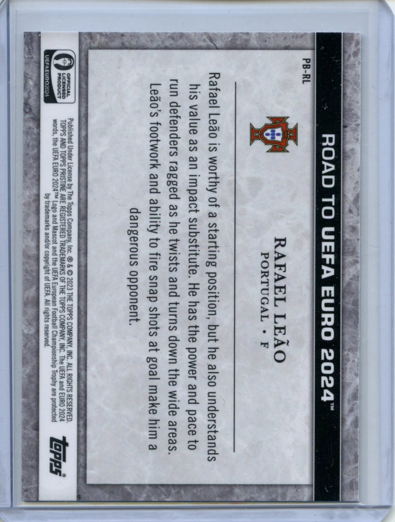 2023-24 Topps Pristine Road To Euro Rafael Leao Pristine Borders