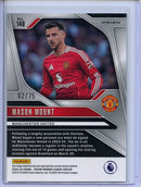 2024-25 Panini Prizm Premier League Mason Mount Blue Ice 62/75