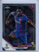 2021-22 Topps Chrome UEFA CL Alejandro Balde