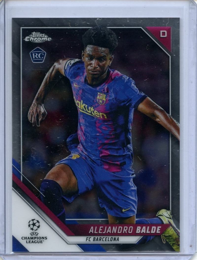 2021-22 Topps Chrome UEFA CL Alejandro Balde