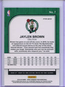 2019-20 Hoops Premium Jaylen Brown Laser