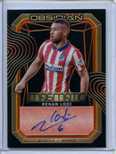 2024-25 Obsidian Soccer Renan Lodi Magmatic Signatures Electric Etch Orange 12/50