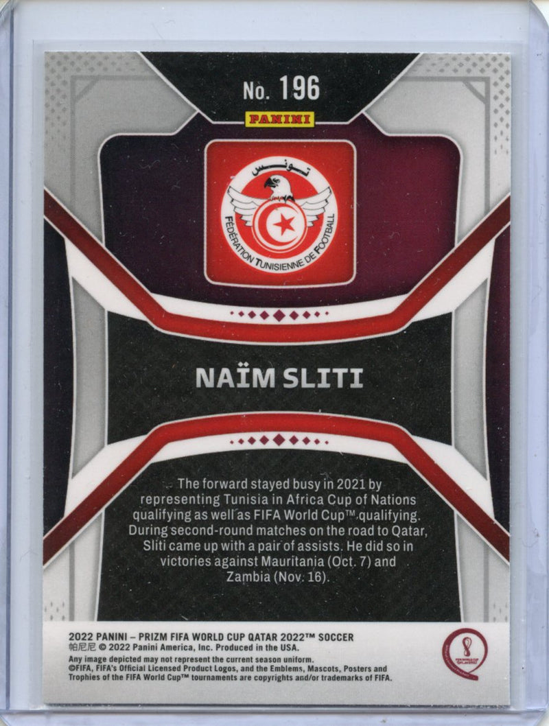 2022 Panini Prizm FIFA World Cup Qatar Naim Sliti