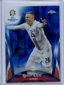 2024 Topps Chrome UEFA Euro Josip Ilicic Blue Lava Refractor 39/75