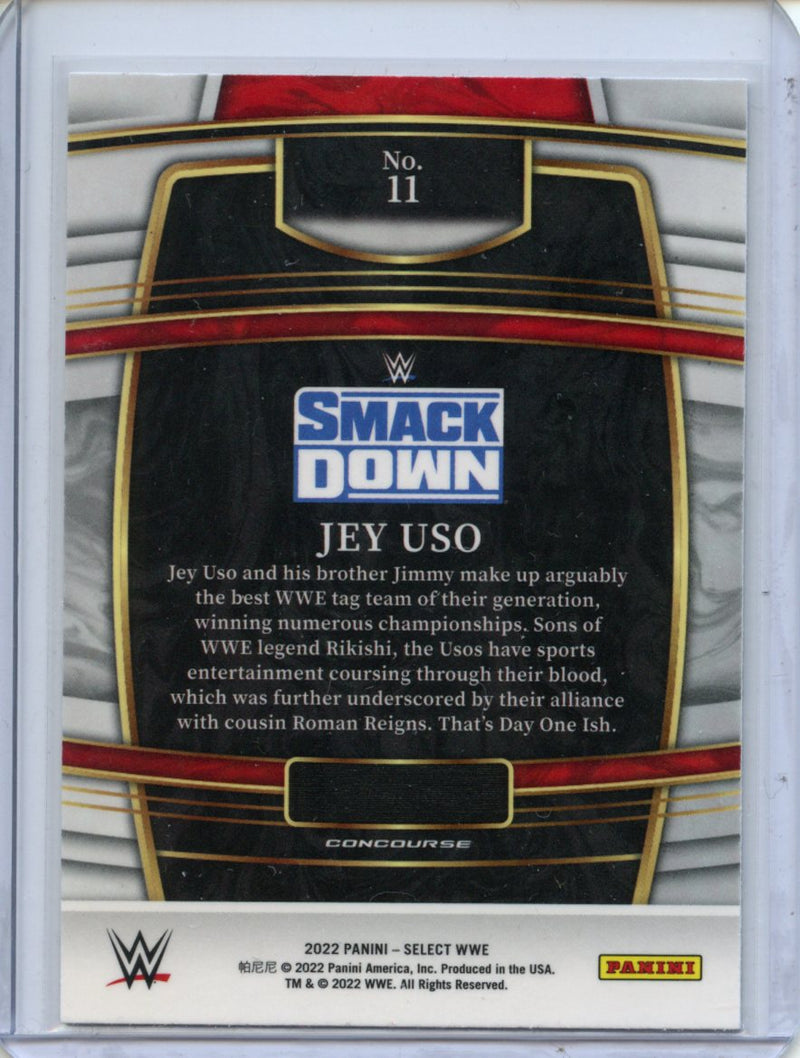 2022 Panini Select WWE Jey Uso Concourse