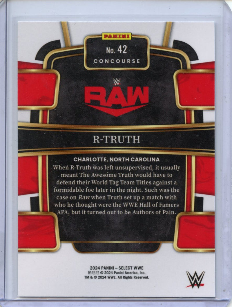 2024 Panini Select WWE R-Truth Concourse