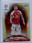 2024 Topps Chrome UEFA Euro Pierre-Emile Hojbjerg Color Match 77/99