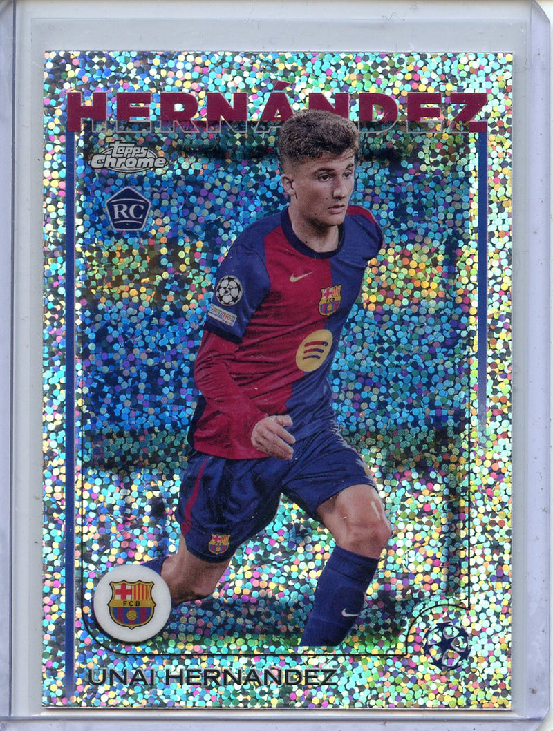 2024-25 Topps Chrome UEFA Club Comps Unai Hernández Speckle