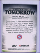 2021-22 Topps Chrome Bundesliga Soccer Jamal Musiala Heroes Of Tomorrow