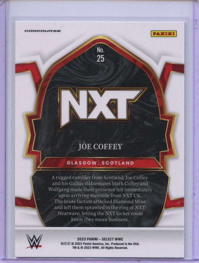 2023 Panini Select WWE Joe Coffey Concourse