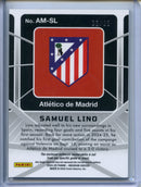 2024-25 Obsidian Soccer Samuel Lino Atomic Material Electric Etch Orange 22/99