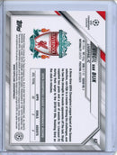 2021-22 Topps Chrome UEFA CL Virgil Van Dijk