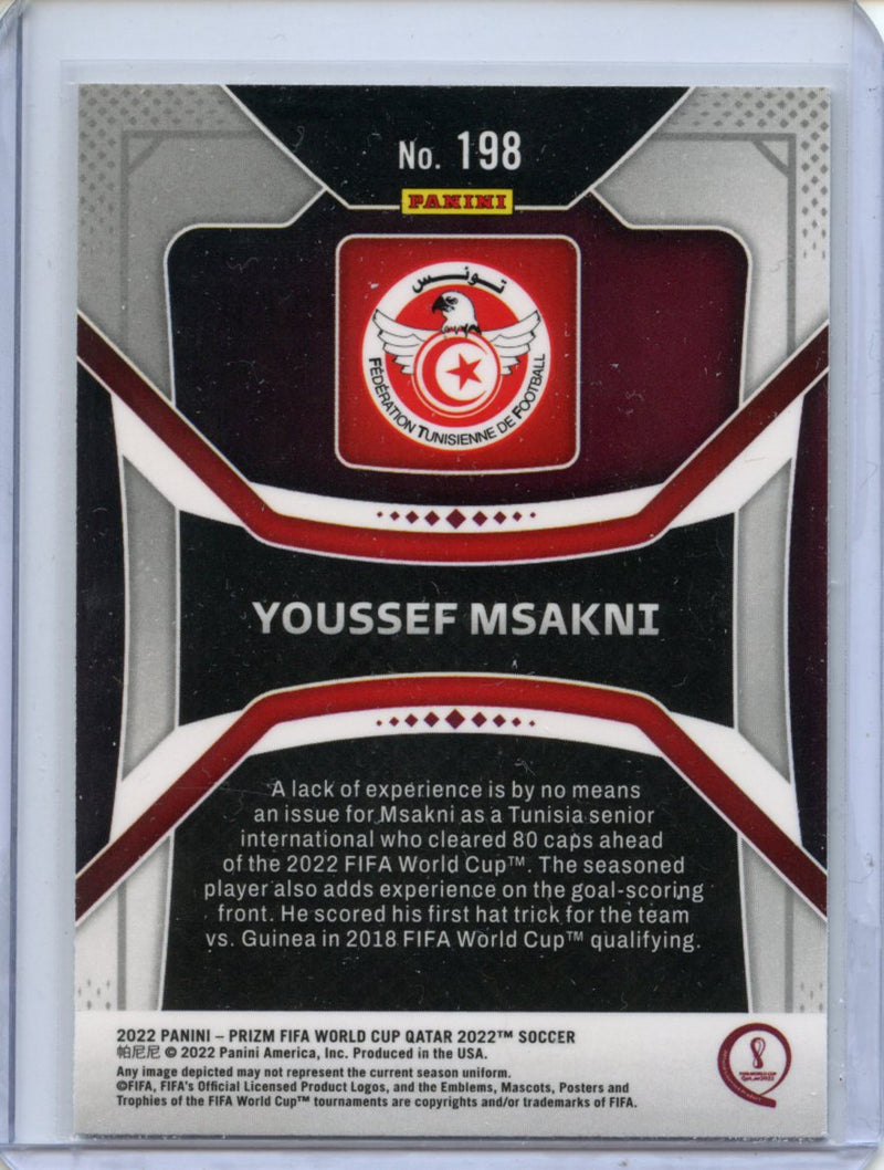 2022 Panini Prizm FIFA World Cup Qatar Youssef Msakni