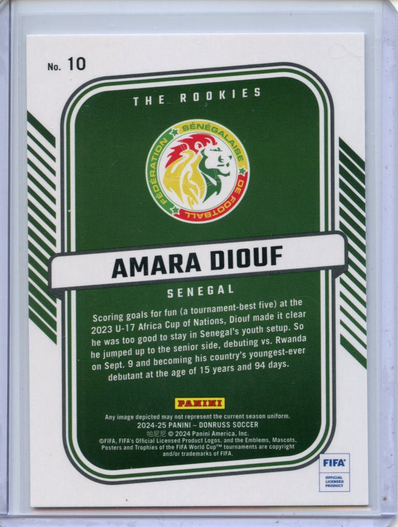 2024-25 Donruss Amara Diouf The Rookies