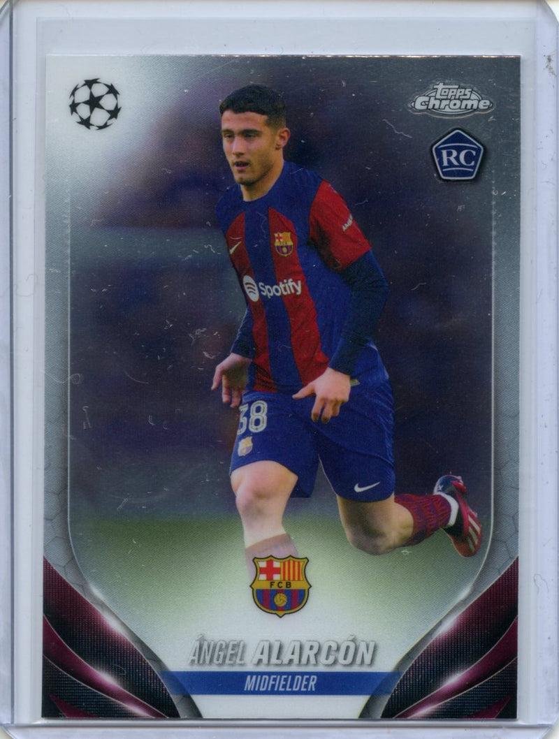 2023-24 Topps Chrome UEFA Angel Alarcon