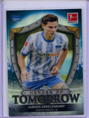 2021-22 Topps Chrome Bundesliga Soccer Jurgen Ekkelenkamp Heroes Of Tomorrow