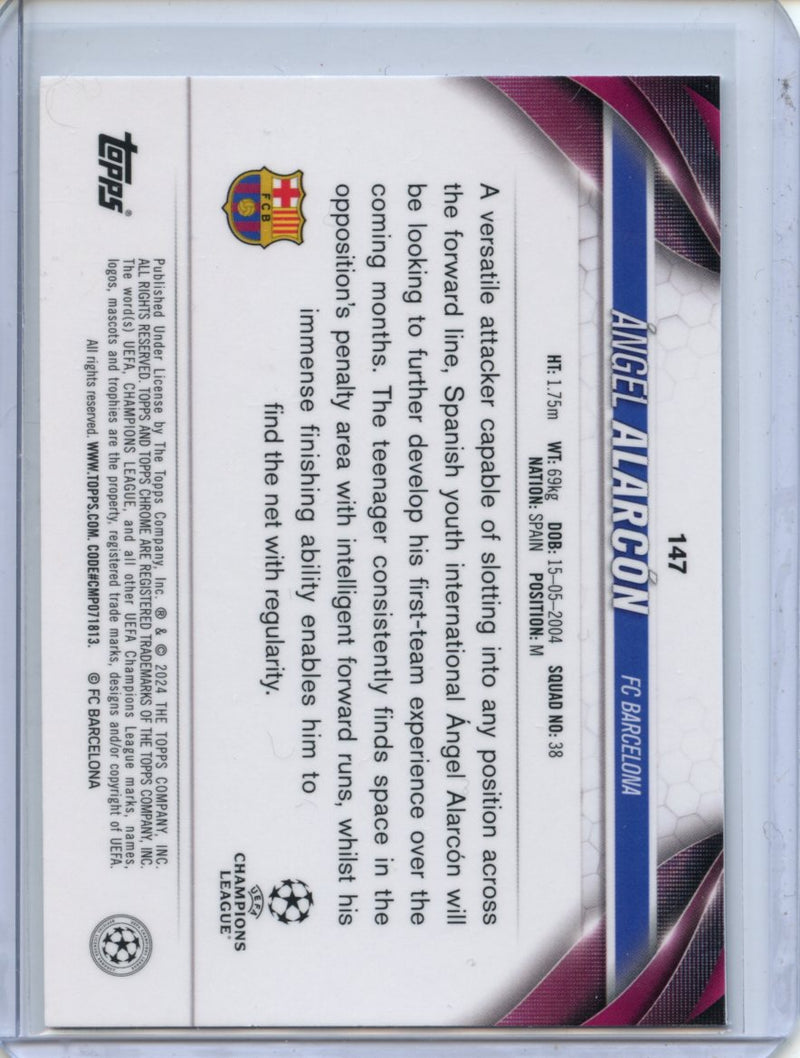 2023-24 Topps Chrome UEFA Angel Alarcon