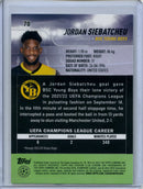 2021-22 Topps Stadium Club Chrome UEFA Champions League Jordan Siebatcheu