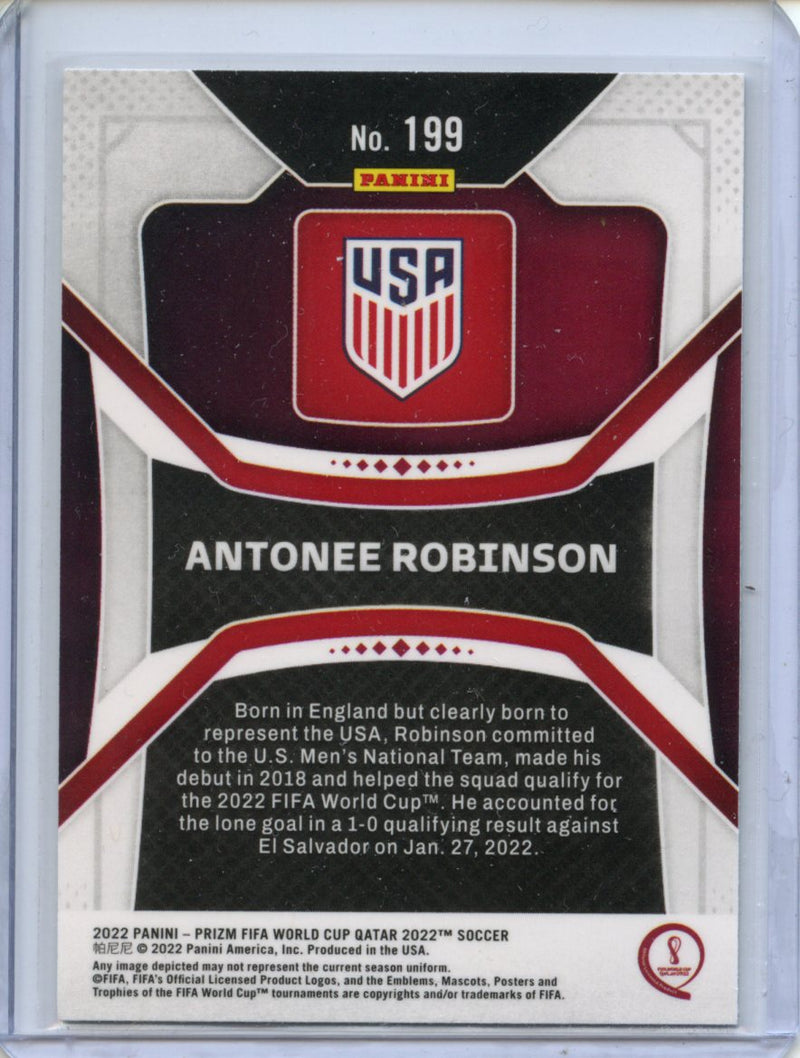 2022 Panini Prizm FIFA World Cup Qatar Antonee Robinson