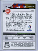 2024 Topps Chrome UEFA Euro Jonas Wind Black & White Refractor 59/125